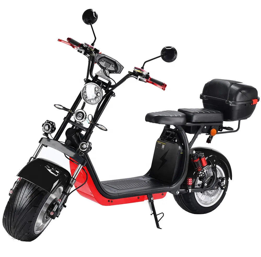 Ab/abd depo kapalı yol yeni elektrikli scooter 2000W alüminyum alaşım yağ lastik Citycoco elektrikli arazi motosikleti 3000w citycoco