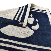 Bulk Supply 2026 Hot Selling 100% Cotton Personalized Beach Towel With Custom Logo Printing