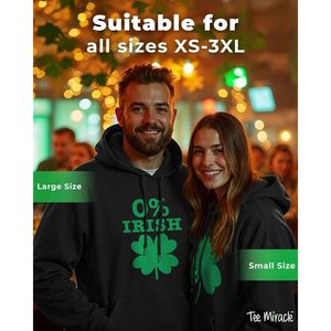 Sudadera con Capucha Personalizada con Diseño del Día de San Patricio, Unisex, para Primavera - Product Image 3