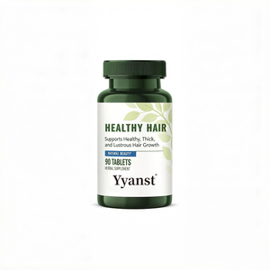 Cápsulas Herbales para un Cabello Saludable, Favorecen el Crecimiento y la Luminosidad del Cabello, 90 Unidades, Suplemento de Belleza Natural - Product Image 1