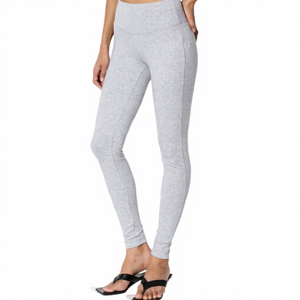 Women's High Waisted <b>Thick</b> Eco-Friendly Quick Dry Spandex/Polyester Compression <b>Leggings</b> for Fitness Workout Gym - Product Image 1