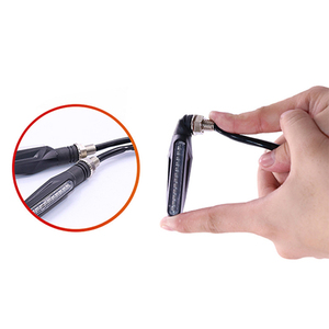 12V Cafe racer xe máy chu kỳ chỉ số 12 cái 335 Led vàng chảy ánh sáng blinkers bật đèn tín hiệu cho xe máy - Product Image 4