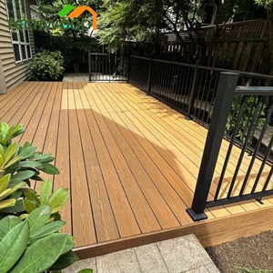 Dalles de terrasse creuses en WPC écologiques et imperméables pour l'extérieur, idéales pour les zones commerciales et les couloirs côtiers - Product Image 6