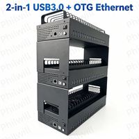 Telefonfarm-System für 1000 Android-Geräte, 20-Port USB 3.0 OTG Ethernet HUB Box, Software für Telefonfarm-Maschinen und -Rigs