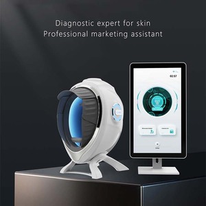 Beauty clinic use nalyzer <b>machine</b> facial Wifi, USB, Bluetooth 3d ai <b>skin</b> analyzer Multi Language Support - Product Image 2