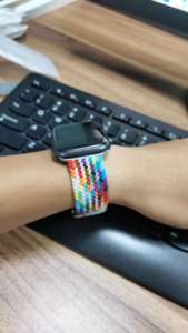 CM <span class=keywords><strong>Bracelet</strong></span> de montre élégant <span class=keywords><strong>tressé</strong></span> en nylon léger et respectueux de la peau pour <span class=keywords><strong>Apple</strong></span> <span class=keywords><strong>Watch</strong></span> Ultra SE 10/9/8/6/5/4/3/7 - Product Image 6