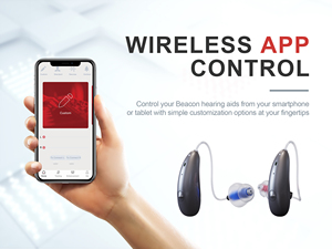 Audífonos JINGHAO <span class=keywords><strong>DW5</strong></span> Inteligentes y Autoajustables, Audífonos Digitales Recargables Programables OTC con Bluetooth - Product Image 3