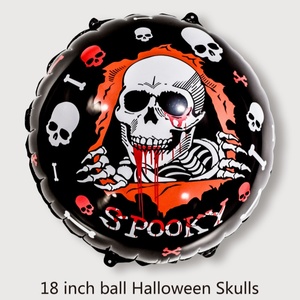 Globos de Aluminio con Forma de Calabaza, Calavera, <span class=keywords><strong>Vampiro</strong></span> y Fantasma para Halloween, Ecológicos y Seguros para Niños, Decoraciones para Fiestas de Halloween - Product Image 5