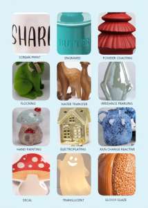 Case del Villaggio Natalizio in Ceramica Luminose - Decorazioni Luminose con Stella e Albero per Mensole Festive - Product Image 6