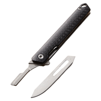 Couteau pliant tactique multi-outils en acier inoxydable, lame en acier inoxydable, EDC, camping en plein air, poche, sécurité, utilitaire, changement rapide, manche en nylon OEM