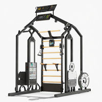 Barre de traction murale en bois multifonctionnelle intelligente pour salle de sport commerciale du Guangdong avec fonction d'entraînement des triceps