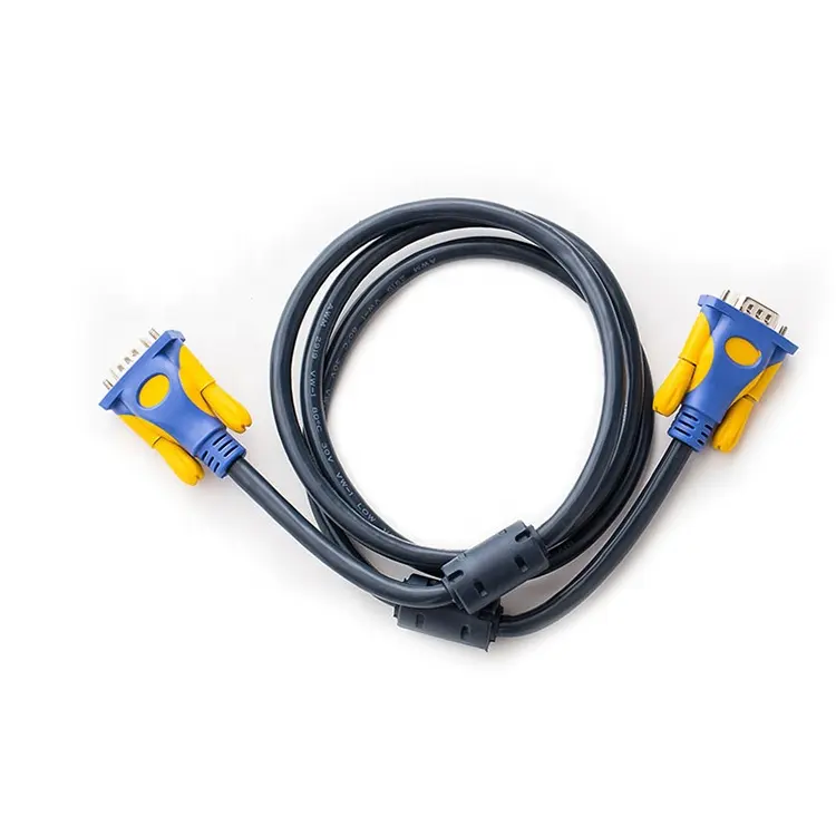 Kabel Vga Ke Vga Produk Terlaris Amazon Kabel VGA Kuat dan Tahan Lama 10M 15M Cocok untuk Layar 55 Inci Definisi Tinggi