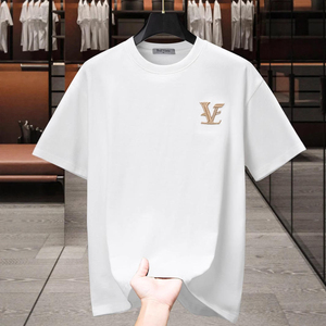 T-shirt en coton à manches courtes, shorts d'été, vêtements pour hommes, t-shirt pour hommes - Product Image 4