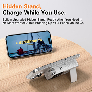 Portable 10000mAh Digital Display with <b>Plug</b> 22.5W Fast Charge Battery Compatible with - Product Image 4
