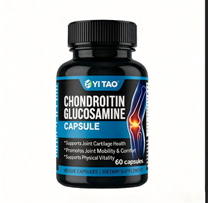 Cápsulas de Glucosamina y Condroitina OEM/ODM, Cápsulas Vegetales, Suplemento para el Soporte de las Articulaciones, Salud del Cartílago, Movilidad, Comodidad, Vitalidad - Product Image 1