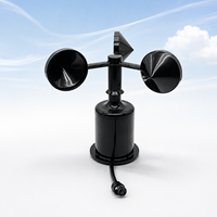 Sensor Kecepatan Angin Tiga Cangkir BGT-FS1 RS485 Modbus 4-20mA 0-5V Anemometer untuk Stasiun Cuaca