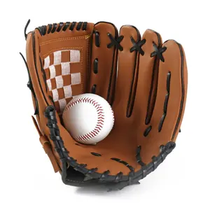 China factory suppliers children adult thick PU imitation leather pitcher baseball gloves