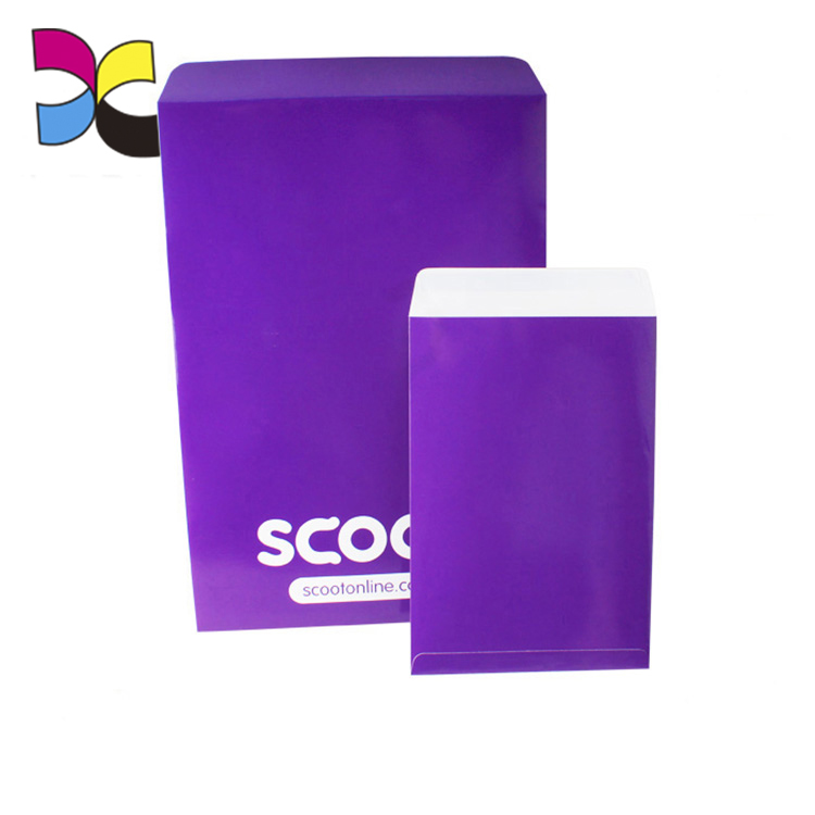 Оптовая продажа, бумажный конверт хорошего качества с логотипом на заказ