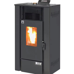 Estufa de Leña Moderna para Interiores y Exteriores, Ecológica, Independiente, con Capacidad de Calefacción de 68KW y Tanque de Combustible de 65Kg - Product Image 1