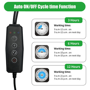 Lampe de culture multi-têtes à spectre complet, allumage/extinction automatique, installation facile, lampe LED à économie d'énergie pour plantes succulentes - Product Image 4