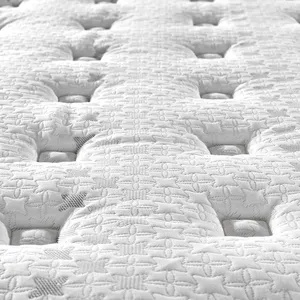 Matelas hybride DJ004 en mousse alambiquée orthopédique à poche à ressort pour lits Queen Beds