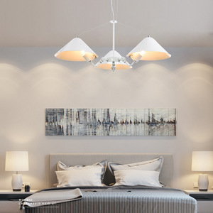 Moderno múltiples cabezas E27 <span class=keywords><strong>araña</strong></span> <span class=keywords><strong>de</strong></span> hierro forjado colgante luz negro/blanco luz colgante tienda moderna luz <span class=keywords><strong>de</strong></span> <span class=keywords><strong>la</strong></span> lámpara - Product Image 5