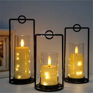 <span class=keywords><strong>Bougie</strong></span> LED à piles <span class=keywords><strong>avec</strong></span> <span class=keywords><strong>flamme</strong></span> mobile, design en cire de paraffine de luxe, pour la décoration de la maison à l'occasion de Diwali et de Noël - Product Image 6