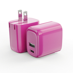 ETL/FCC/CE chứng nhận 20W USB Dual Port PD sạ<span class=keywords><strong>c</strong></span> Type-<span class=keywords><strong>C</strong></span> nhanh chóng phí Adapter iPhone 15 Pro QC3.0 Giao hàng điện tường Adapter - Product Image 2