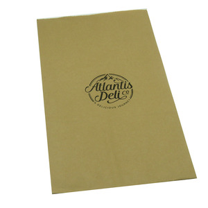 Logo personalizzato di cottura del forno fast food francese photato chip di imballaggio di grado marrone grasso prova sacchetto di carta - Product Image 3
