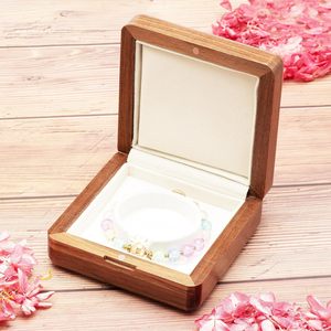 Nueva Caja de Madera Sólida Rectangular para Joyas y Pulseras, Caja de Regalo para Colgantes, Jadeíta, Jade Hetian, Curiosidades y Almacenamiento de Piedras Preciosas - Product Image 4