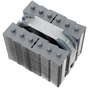ชุดระบายความร้อนซีพียู Thermalright SS135 ความสูง 135 มม. แบบ Dual Tower 6 Heatpipes AGHP Air Radiator สีเงิน 135 Thermalright CPU Air Cooler - Product Image 1