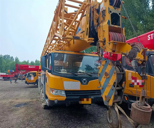 เครนรถบรรทุกมือสอง QY70K 2017 X ซม. สภาพดี XCT55L5เคลื่อนที่ได้ XCT80L6 XCT100L6เครน SAC1300T แบริ่งเครื่องยนต์หลัก - Product Image 5