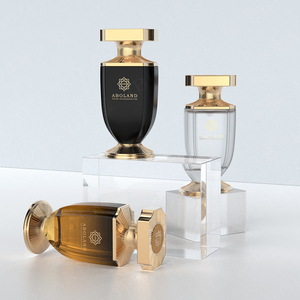 Luxury 100ml Unique Shape Perfume <b>Bottle</b> Empty Fragrance <b>Bottle</b> Perfume Glass Portable Perfume <b>Bottle</b> With Crimp Sprayer - Product Image 6