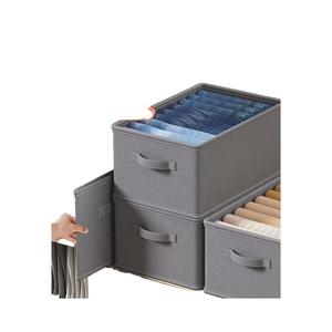 Organizador de Armario Colgante de Tela Rectangular, Estantes Colgantes Transpirables con Múltiples Bolsillos de Gran Capacidad, Almacenamiento de Ropa de Carga Pesada - Product Image 1
