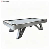 Fournisseur mondial de table de billard en ardoise de 8 pieds, table de billard en bois massif pour divertissement en intérieur