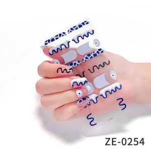 Beautysticker adesivo para unhas, adesivos para unhas personalizados em/mm