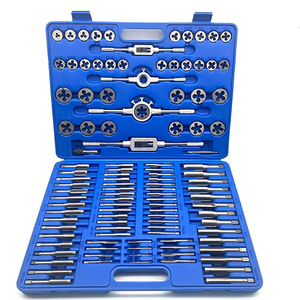 Vente en gros 110 pièces de tarauds <span class=keywords><strong>et</strong></span> de matrices métriques pour <span class=keywords><strong>le</strong></span> <span class=keywords><strong>taraudage</strong></span> <span class=keywords><strong>et</strong></span> la coupe de <span class=keywords><strong>filetage</strong></span> - Product Image 1