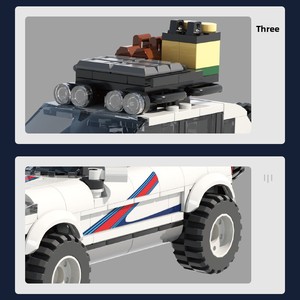 Set di Costruzioni Personalizzate Basato sui Tuoi <span class=keywords><strong>Schizzi</strong></span> con Serie Auto (Veicoli Fuoristrada e Auto Sportive) e Personaggi IP Aziendali - ABS - Product Image 4