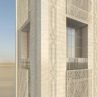 Mur-rideau en pierre sur mesure de conception artisanale exquise pour villas et hôtels modernes, imperméable, anti-corrosion, style luxe moderne