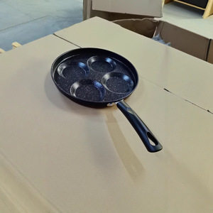 Non-Stick Four-Hole Egg <b>Pan</b> For Frying <b>Pancakes</b> And Dumplings Round Universal Breakfast Mold Hand Wash Only - Product Image 4