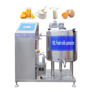 High Quality 200 Litre Coconut Whole Cow Milk Process Juice 1000l Batch Pasteurizer Machine and Price
