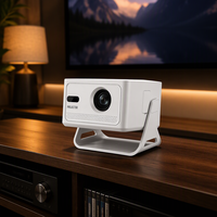 JUNUO Original Termurah 1080p HY320 MAX 400ANSI Lumens Murah HY320 MAX Android 14 1080P Auto Focus Dukungan 8k Proyektor HY300