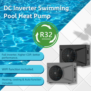 Chauffe-<span class=keywords><strong>piscine</strong></span> solaire et électrique haute efficacité R32 WiFi 220V/380V <span class=keywords><strong>11kW</strong></span> avec échangeur de <span class=keywords><strong>chaleur</strong></span> en titane, <span class=keywords><strong>pompe</strong></span> à <span class=keywords><strong>chaleur</strong></span> air-air - Product Image 3