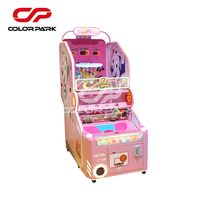 Parc coloré nouvelle machine d'arcade de basket-ball rose de divertissement de haute qualité pour les Offre Spéciale