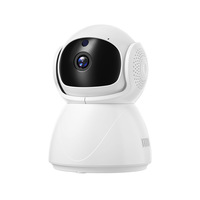 Caméra 5G Panoramique/Inclinable 3MP avec Vision Nocturne, Détection de Mouvement, Suivi de Mouvement Humain, Audio Unidirectionnel, WiFi et Stockage TF