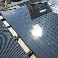Tuile solaire photovoltaïque monocristalline BIPV 120W pour toiture, intégration esthétique pour toiture solaire