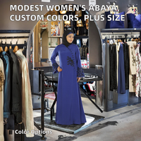 Abaya pour femmes, design personnalisable, taille plus, vêtements musulmans traditionnels