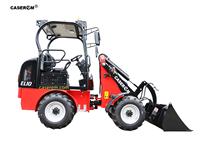 Emissionsfreier Elektrischer Radlader für Innenlager 1200kg Kompakter Kleiner Batteriebetriebener Mini-Lader