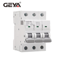 NUEVO GEYA GYM9H Interruptor Automático Magnetotérmico de 4 Polos 10Ka Mini Interruptores Automáticos Eléctricos de 63A Tipos de Interruptores Automáticos 230V 400V