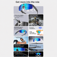 Gafas Inteligentes para Ciclismo L805 con Cámara de 8MP, Video 4K, EIS Antivibración, Traducción por IA, Micrófonos Duales con Cancelación de Ruido, IP66, 46.8g, 290mAh, V5.4